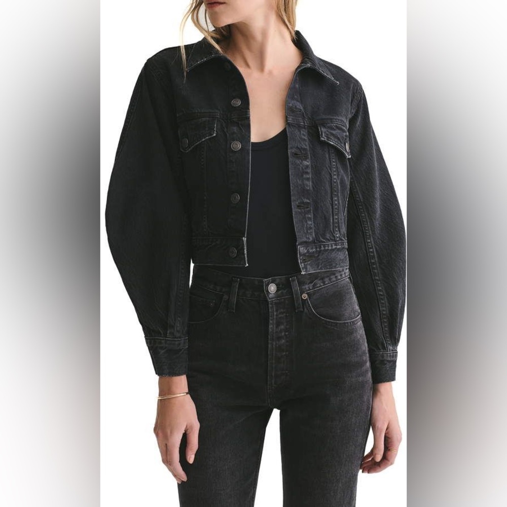 AGOLDE Grey Denim Jacket